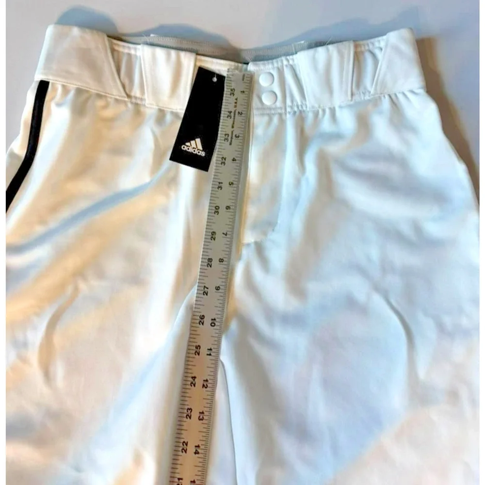 NWT Adidas Icon Pro PIP OH Baseball Pants Mens Medium White / Black MSRP $60
